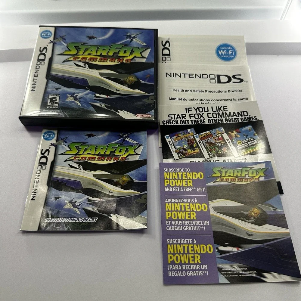 Star Fox Command (Nintendo DS) Case, Manual, And Inserts Only - Mint/Clean!